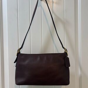 Coach Legacy Hobo Shoulder Bag East West Style 
Mocha Y2K 2002 Style 9861